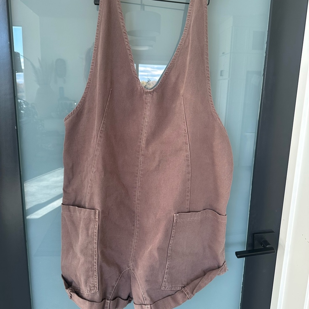We The Free Taupe Romper